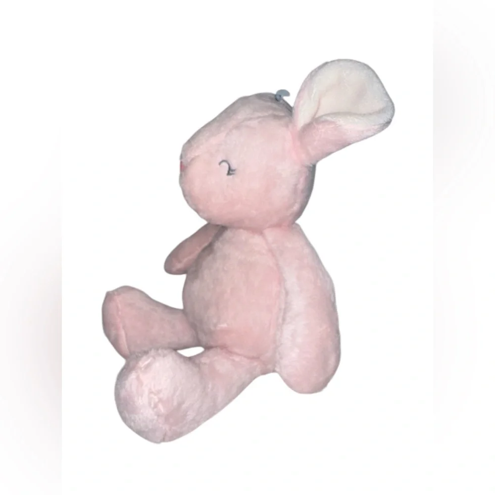 Carters 10” Pink Mouse Plush Baby Stuffed Animal Sleeping Closed Eyes